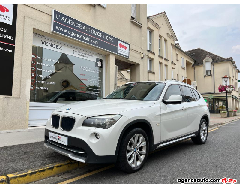 Compra de Coches Usados, Coches Usados Baratos %'|'% Agence Auto Bmw X1 20d xDrive 177cv LUXE Blanc Año 2011 Automatique Diesel